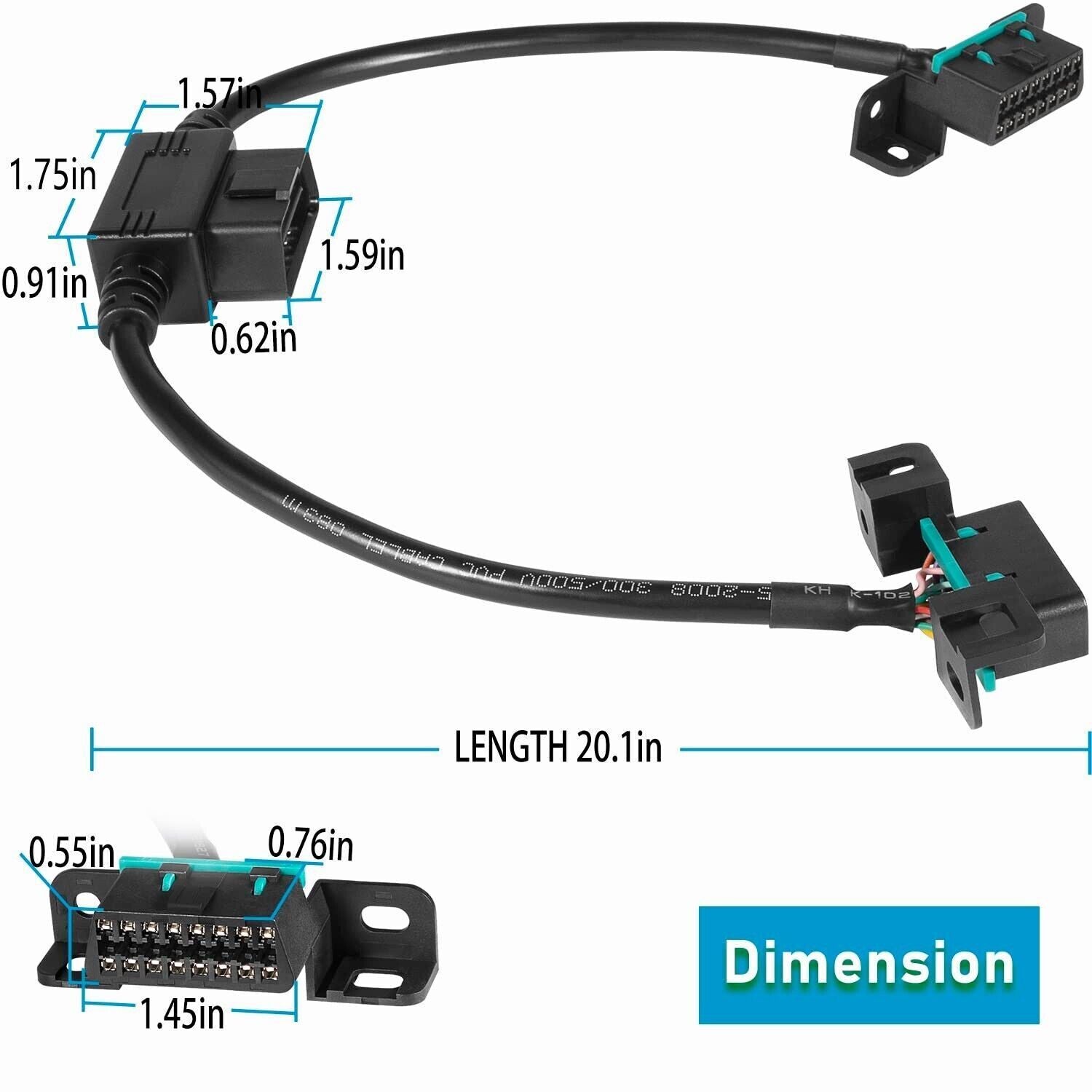 76404-01A Plug-N-Play Pass Through Harness for PowerSteps Running Boards OBDII