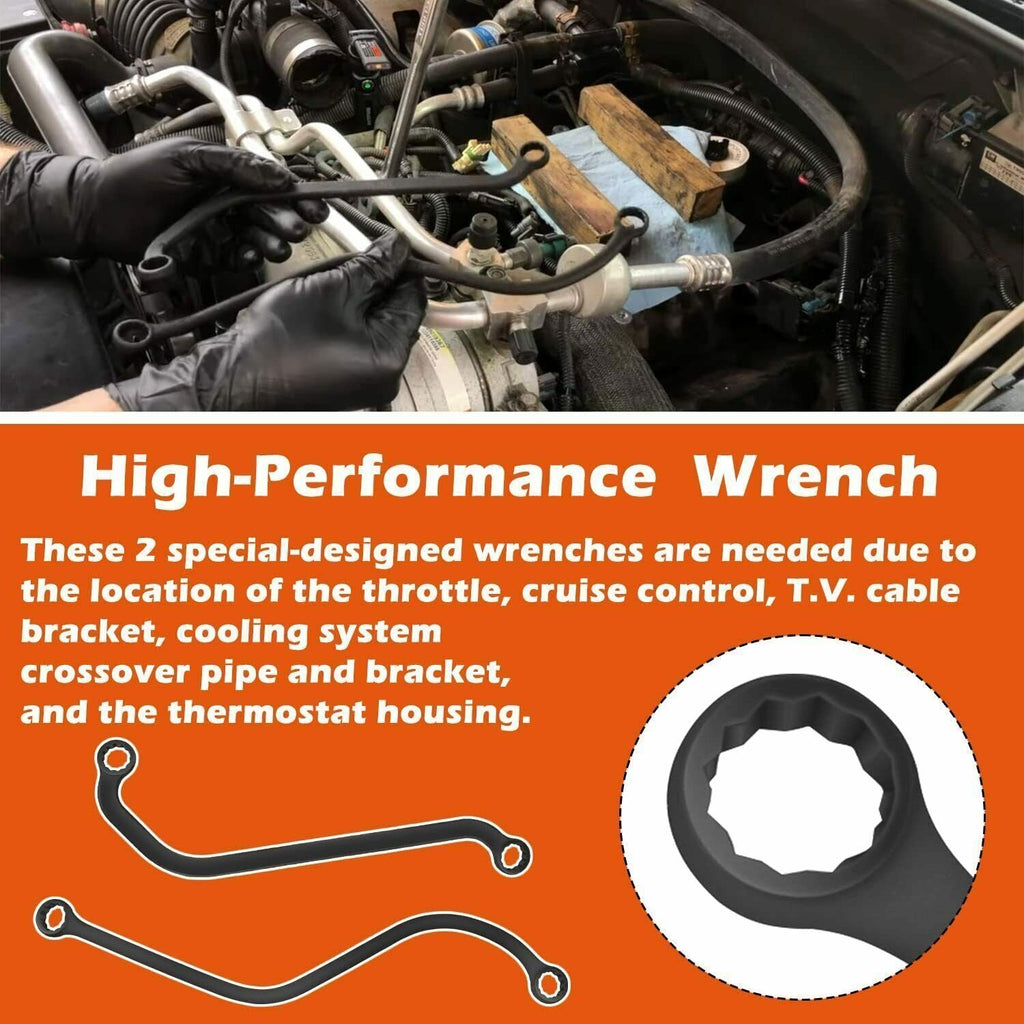 6.5L Diesel Engine 6087 GM Injection Pump Wrench Set For 1996-2000 GM Full-Size