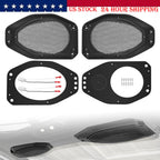 6.5" Rear Speaker Pod Adapters for Jeep Wrangler JL & Gladiator JT, 180 Watts