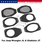 6.5" Rear Speaker Pod Adapters for Jeep Wrangler JL & Gladiator JT, 180 Watts
