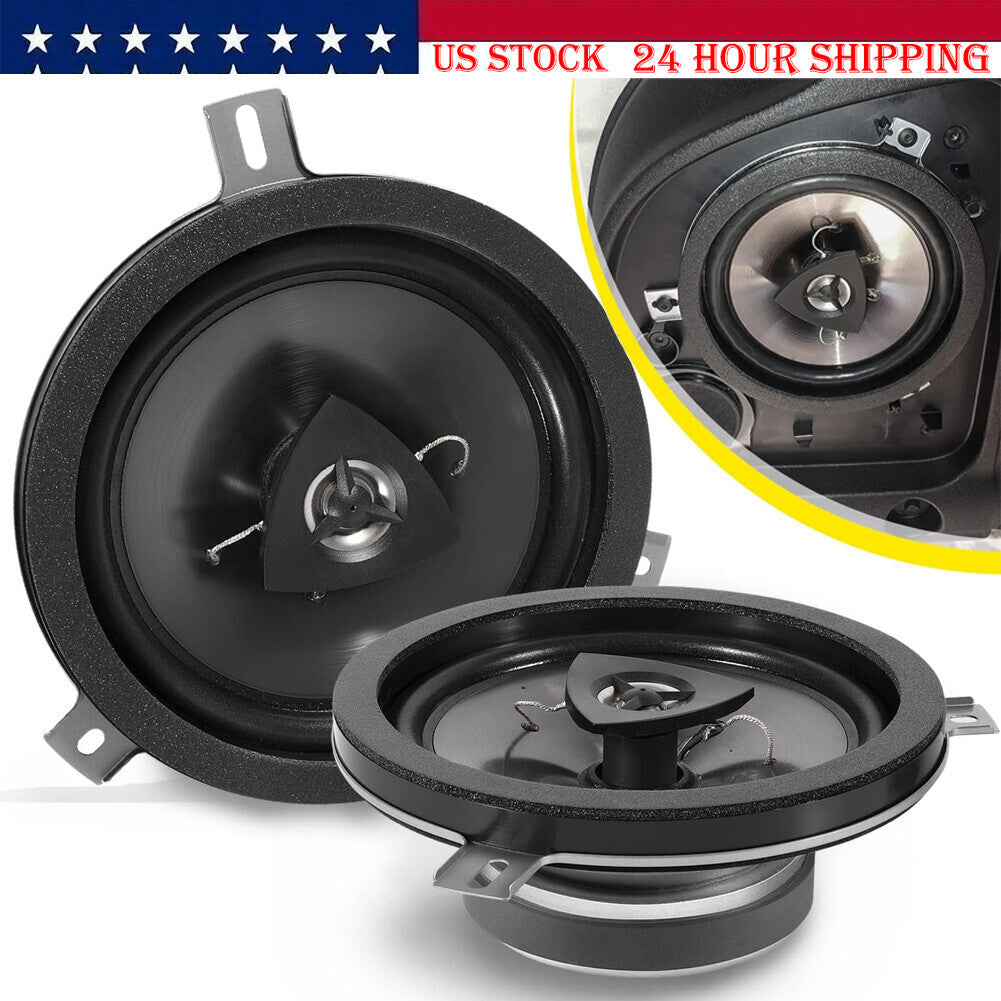 Kicker Speaker Upgrade For 2007-2018 Jeep Wrangler JK JKU 77KICK10 2 Pack