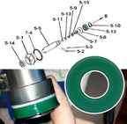 U-Cup Seal for SEARS Floor Jack 328 Series 22x40x12mm 328.12001, 328.12002 etc.