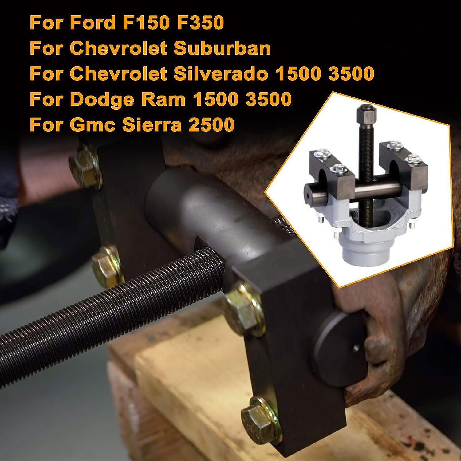 10850 Heavy Duty Yoke Puller Tool for Class 1-2 Trucks Ford F-150/350 Chevrolet