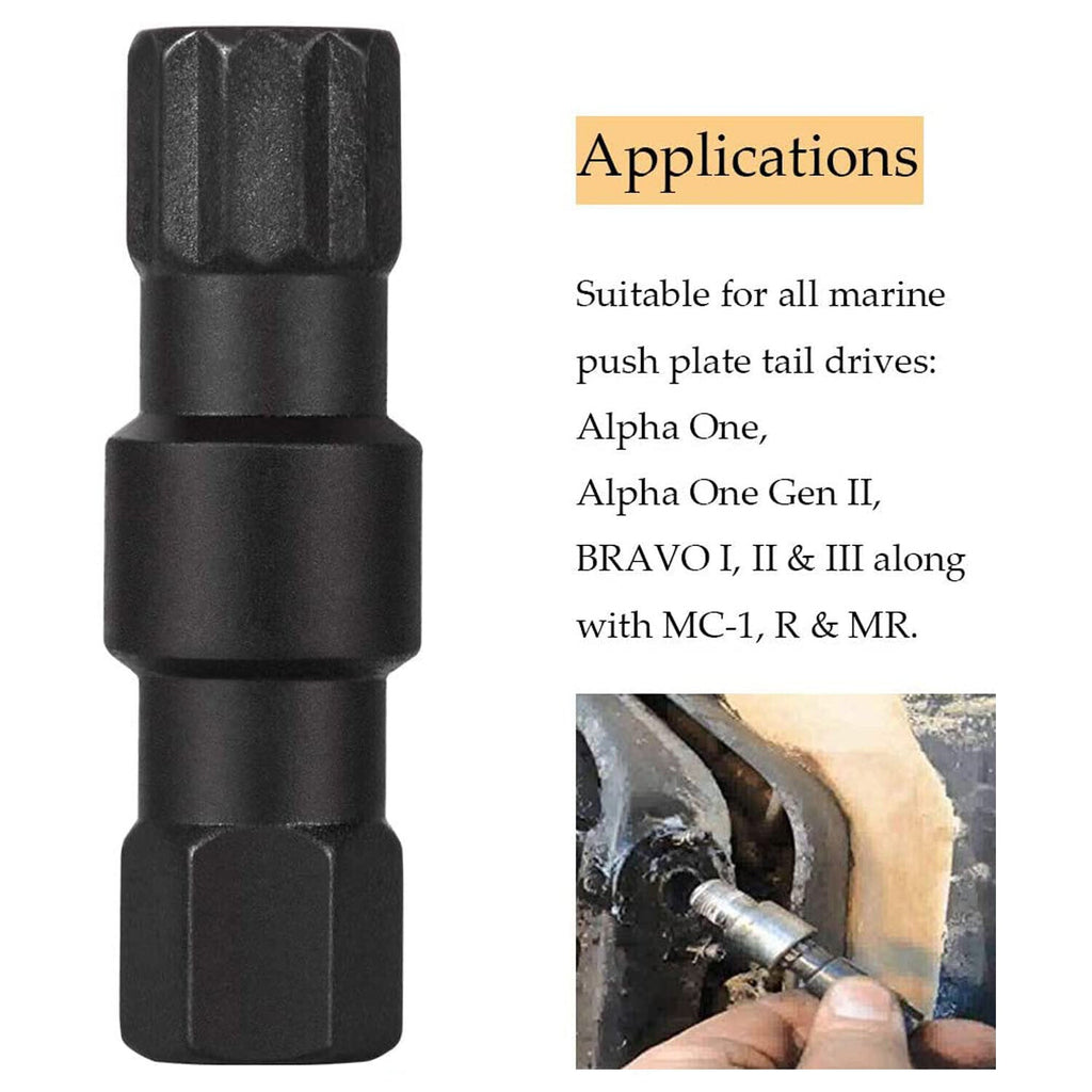 Shift Cable Tool Socket & Hinge Pin Tool for Mercruiser Alpha 1 Gen I Gen II