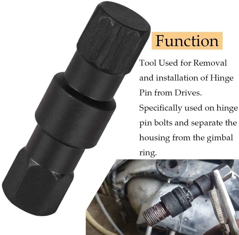 Shift Cable Tool Socket & Hinge Pin Tool for Mercruiser Alpha 1 Gen I Gen II