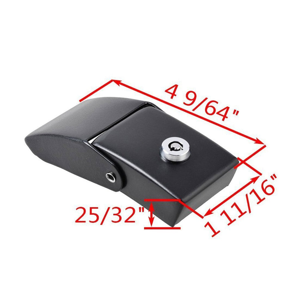 One Pair Locking Hood Catch Hood Lock Latches for Jeep Wrangler JK JKU 2007-2018