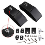 One Pair Locking Hood Catch Hood Lock Latches for Jeep Wrangler JK JKU 2007-2018