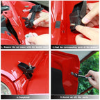 One Pair Locking Hood Catch Hood Lock Latches for Jeep Wrangler JK JKU 2007-2018