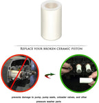 3PCS General Pump Piston Replace Ceramic 15mm 51040009 for TP Pumps (15x25x9 mm)