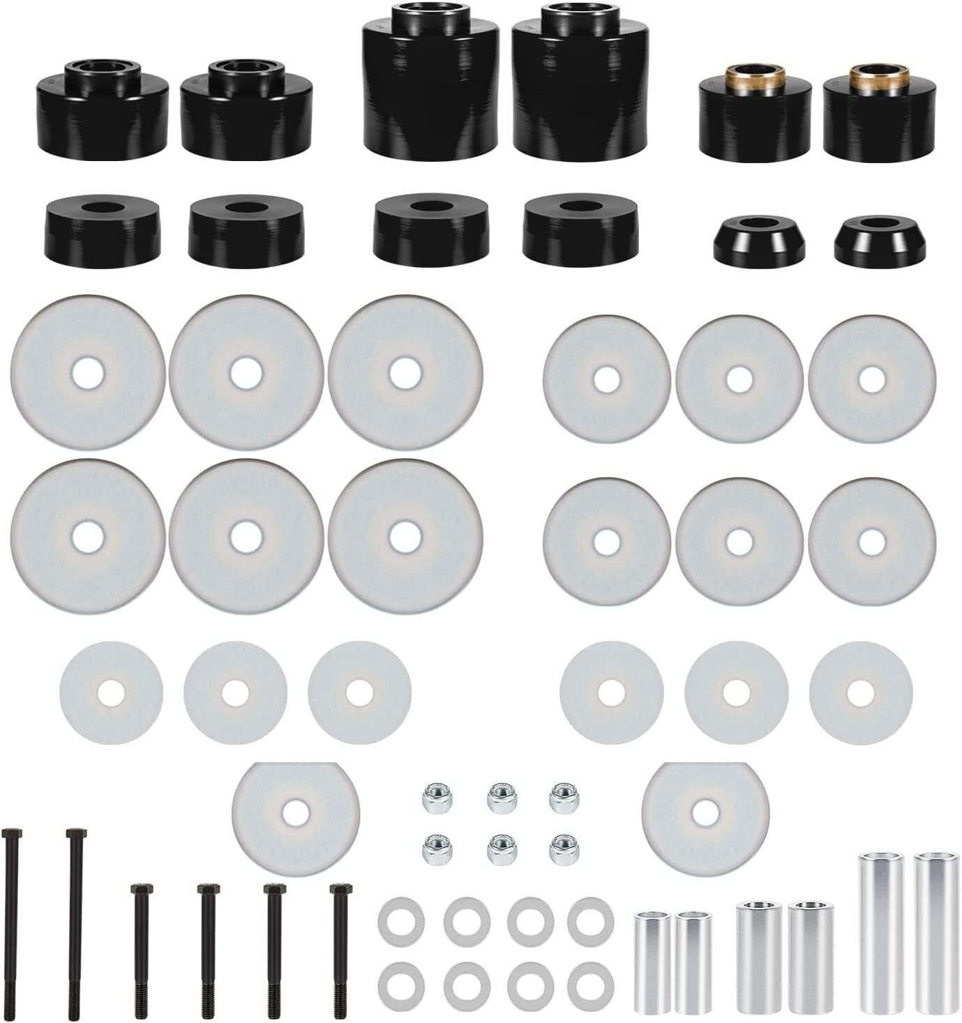 4.4123R Body Mount Bushing Set Kit For Ford F-150 F-250 F-350 1980-1998 2WD 4WD