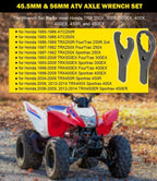 ATV Axle Nut Wrench 45.5mm 56mm for Honda TRX 250X 300X 300EX 400EX 400X 08-0479