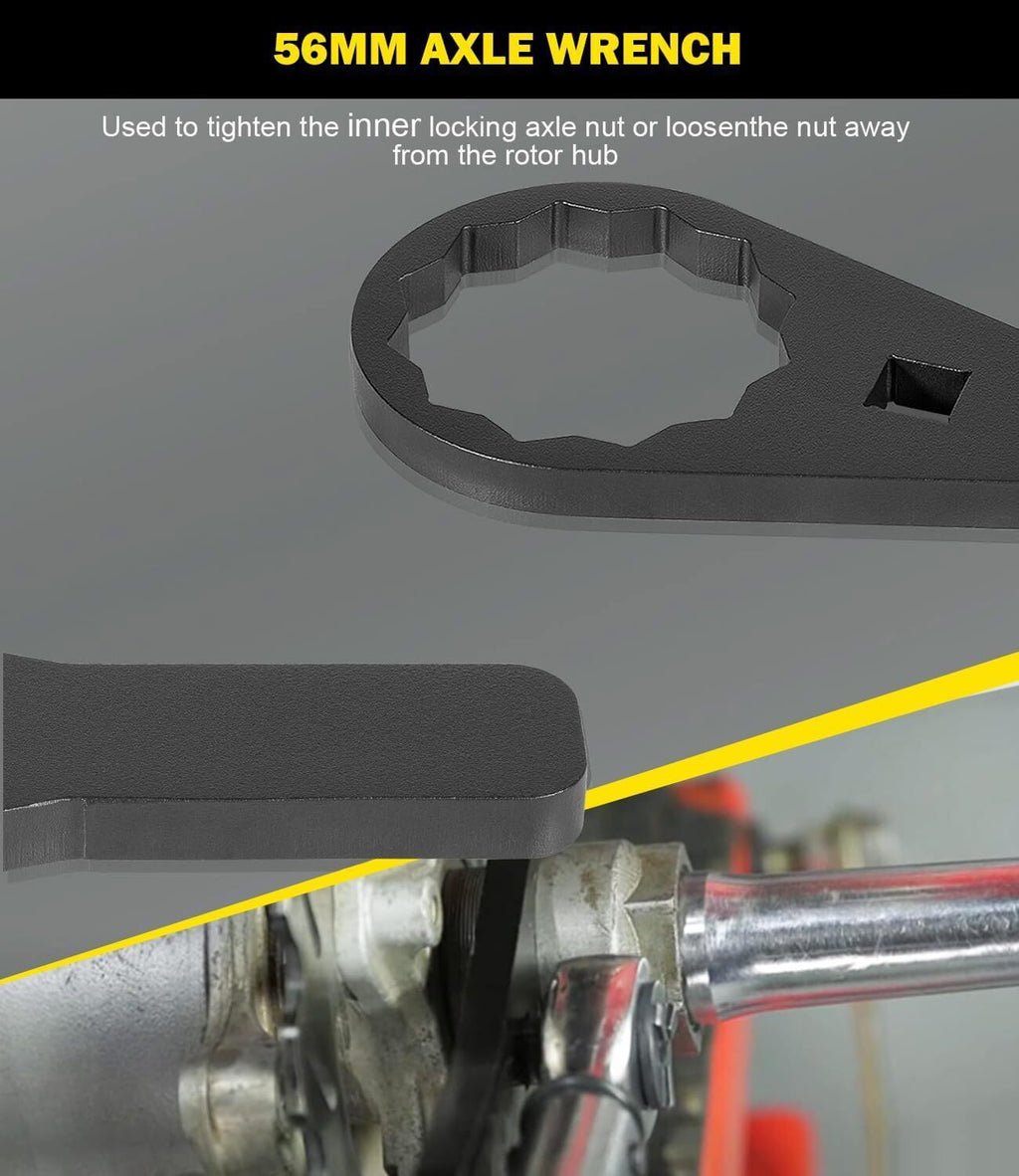 ATV Axle Nut Wrench 45.5mm 56mm for Honda TRX 250X 300X 300EX 400EX 400X 08-0479