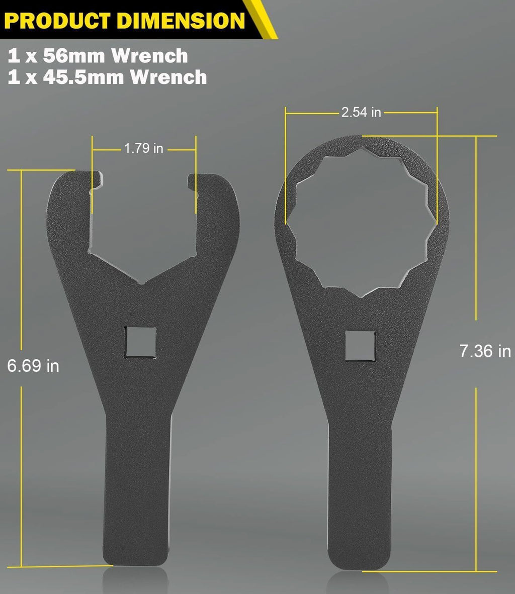 ATV Axle Nut Wrench 45.5mm 56mm for Honda TRX 250X 300X 300EX 400EX 400X 08-0479