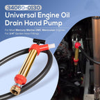 34060-0130 Marine Engine Oil Drain Hand Pump, Boat Oil Change Pump Fits for OMC