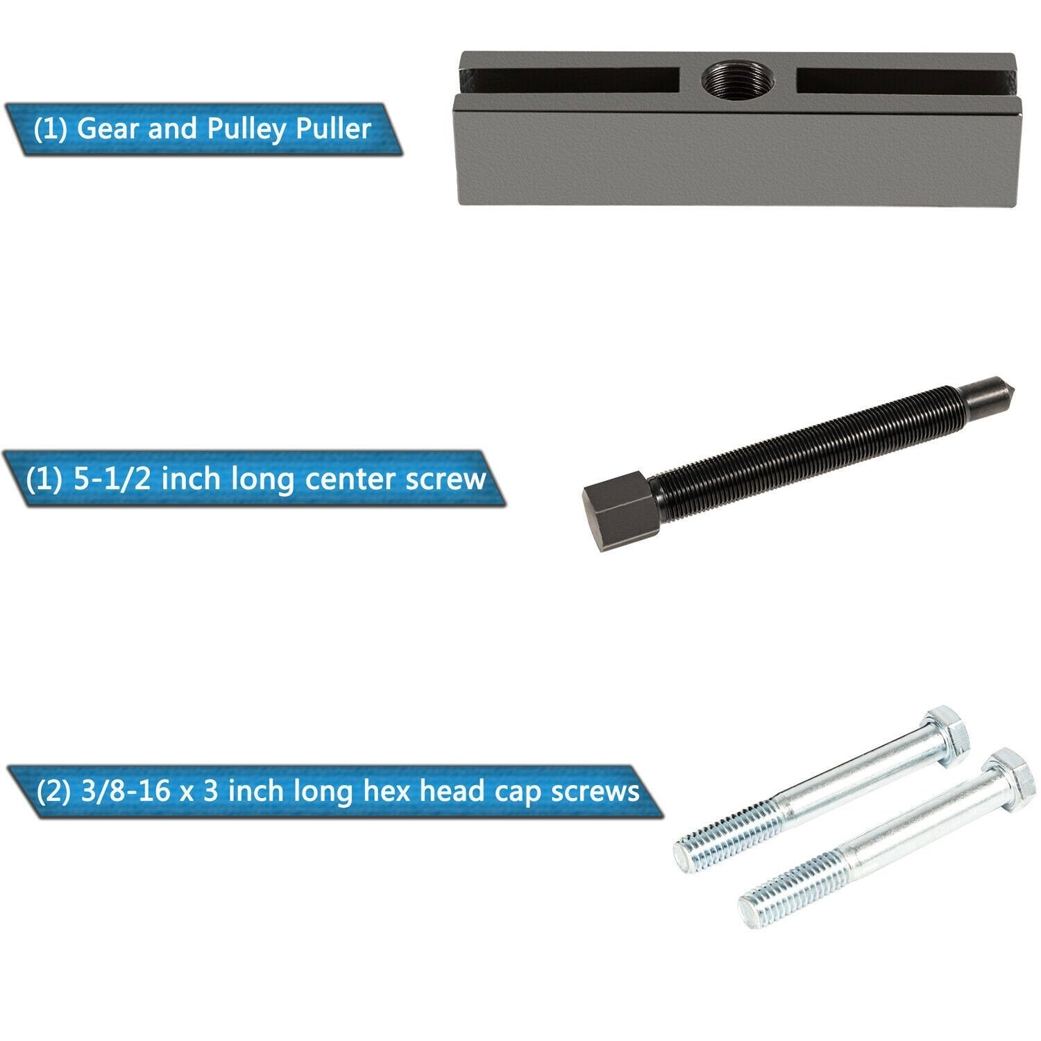 7393 Gear and Pulley Puller Replace for OTC 7393 with 5-1/2" Long Forcing Screw