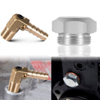 Rack Cap & Adjustable Boost Elbow Controller For 94-98 Dodge Cummins HX40W HY35W