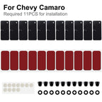 1 set Rear Window Scoop Louvers Installation Hardware for Ford Mustang 2015-2020