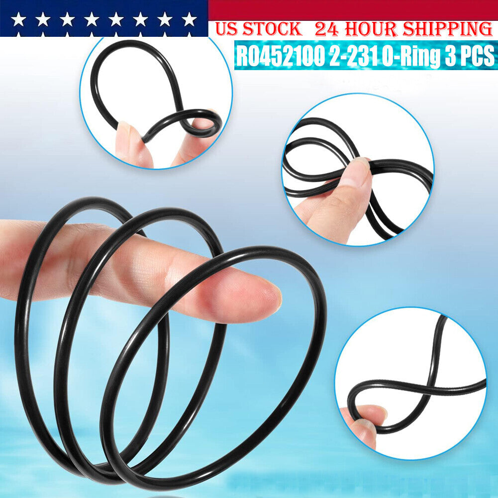 3Pack R0452100 2-231 O-Rings For Zodiac Jandy Fusion & AquaPure PLC1400 & 700