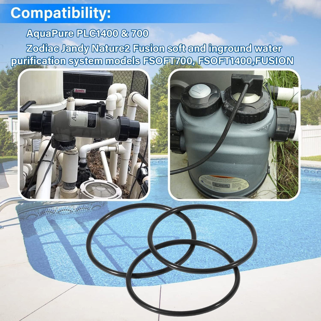3Pack R0452100 2-231 O-Rings For Zodiac Jandy Fusion & AquaPure PLC1400 & 700