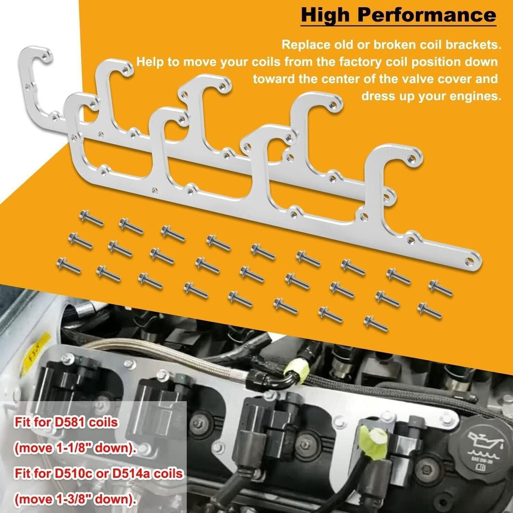 12558693 Square Coil Brackets Valve Cover for D514A D510C D581 LSX LQ9 LS6 L92