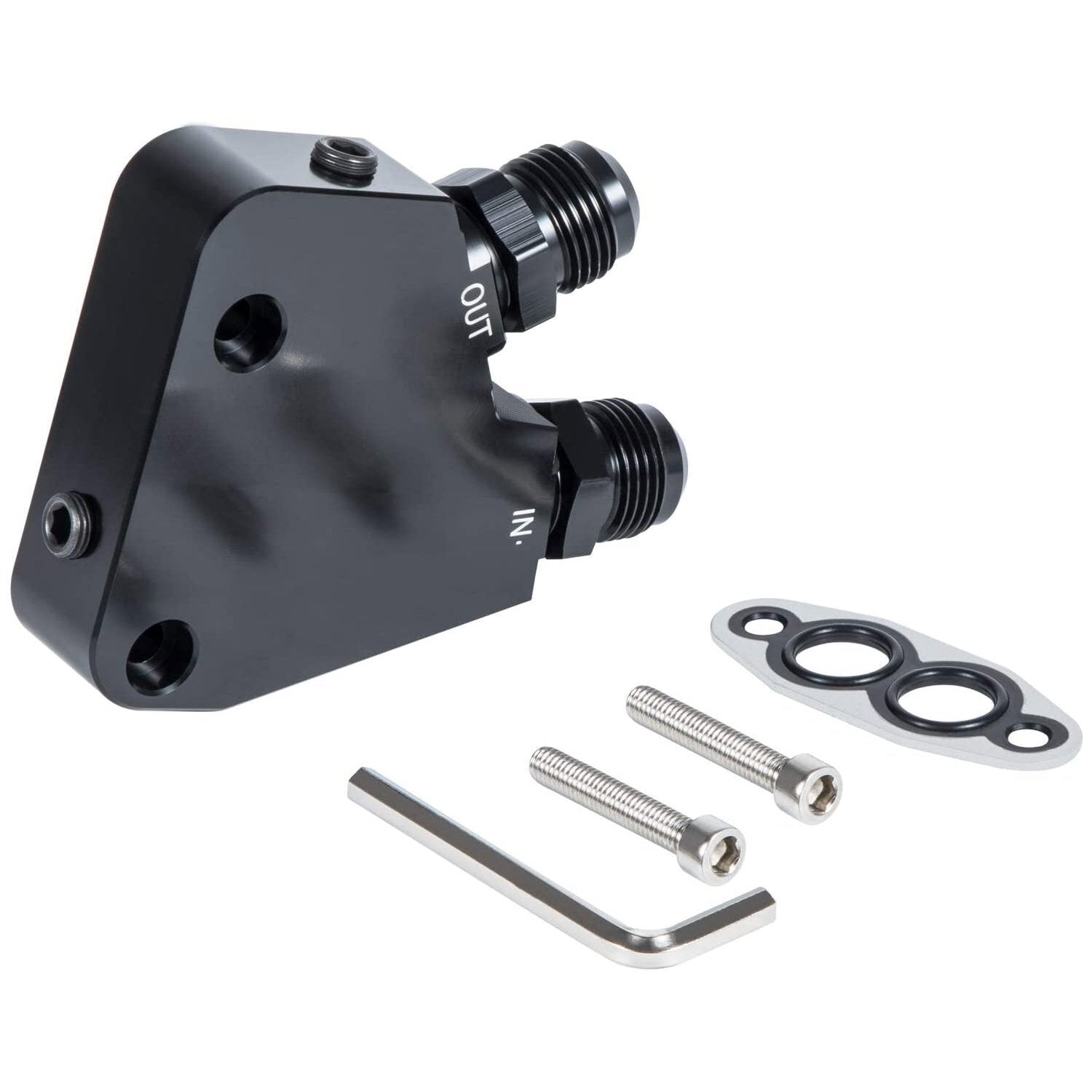 Oil Cooler Adapter Kit For 97-19 Corvette C5 C6 C7 & GM LS1 LS2 LS3 LS6 Engines