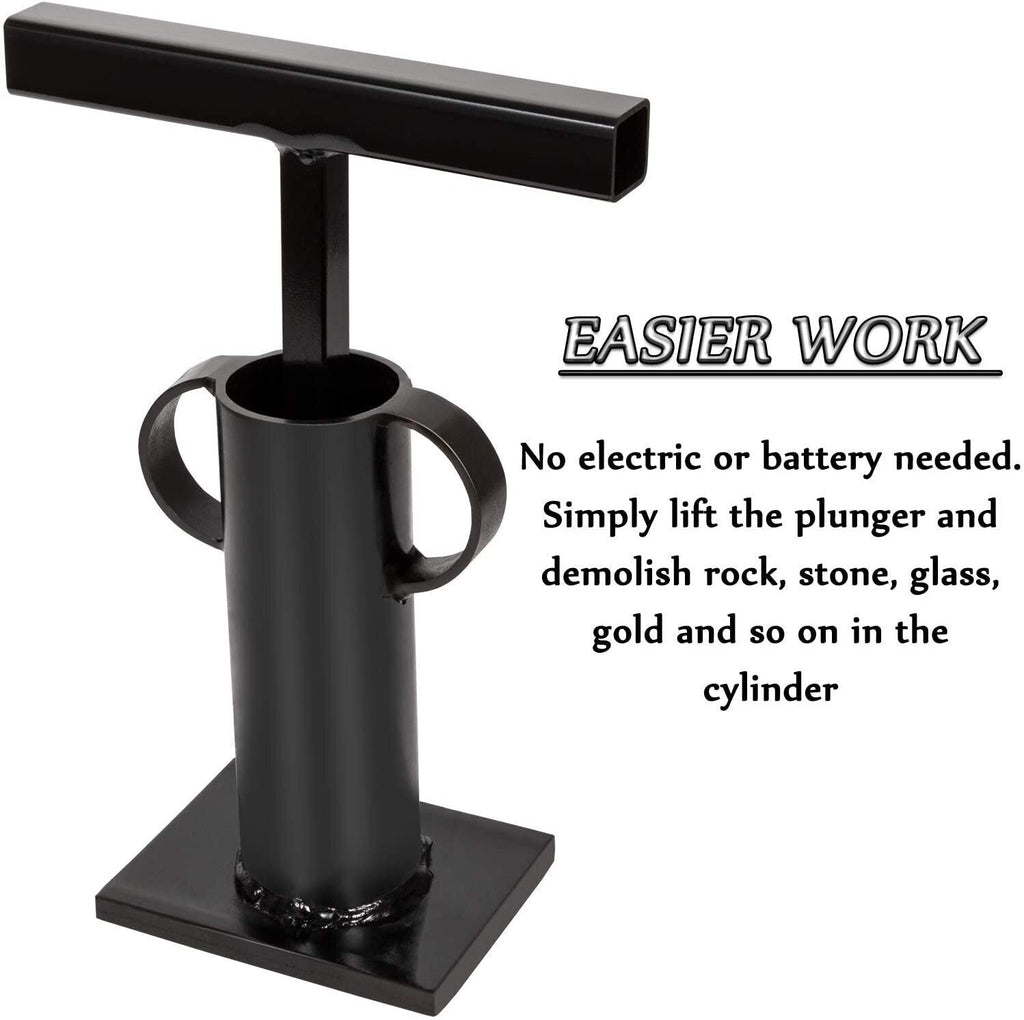 Rock Crusher Gold Panning Mining Pulverizer Frit Maker Glass Breaker Ore Crusher
