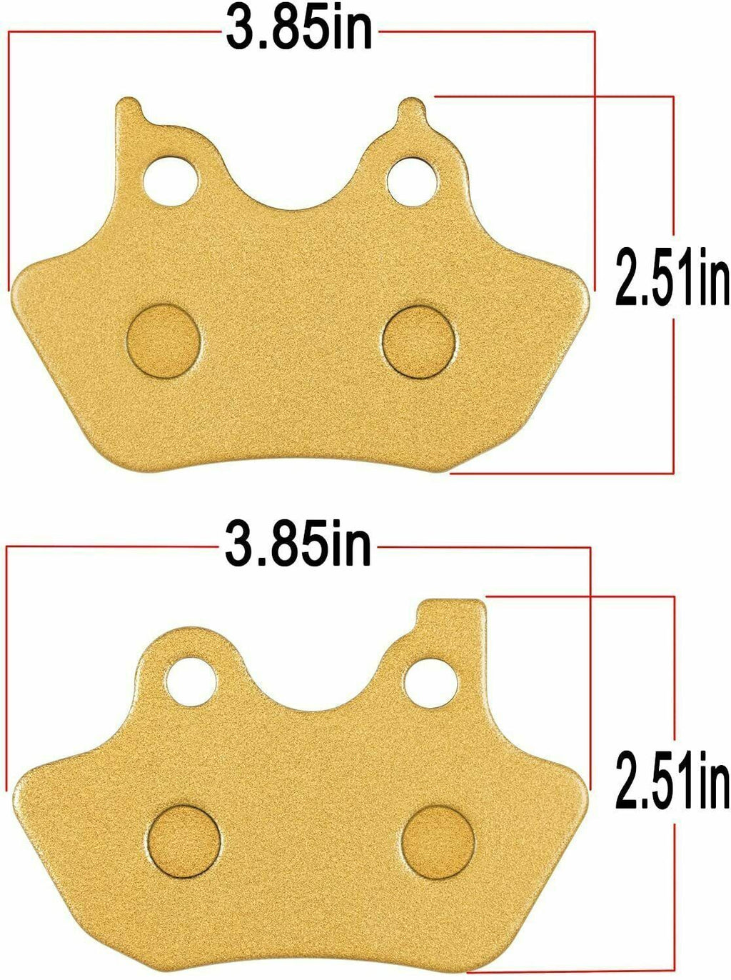 Front Rear Brake Pads Kit for 2000-2007 Harley Davidson Full Set