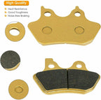 Front Rear Brake Pads Kit for 2000-2007 Harley Davidson Full Set