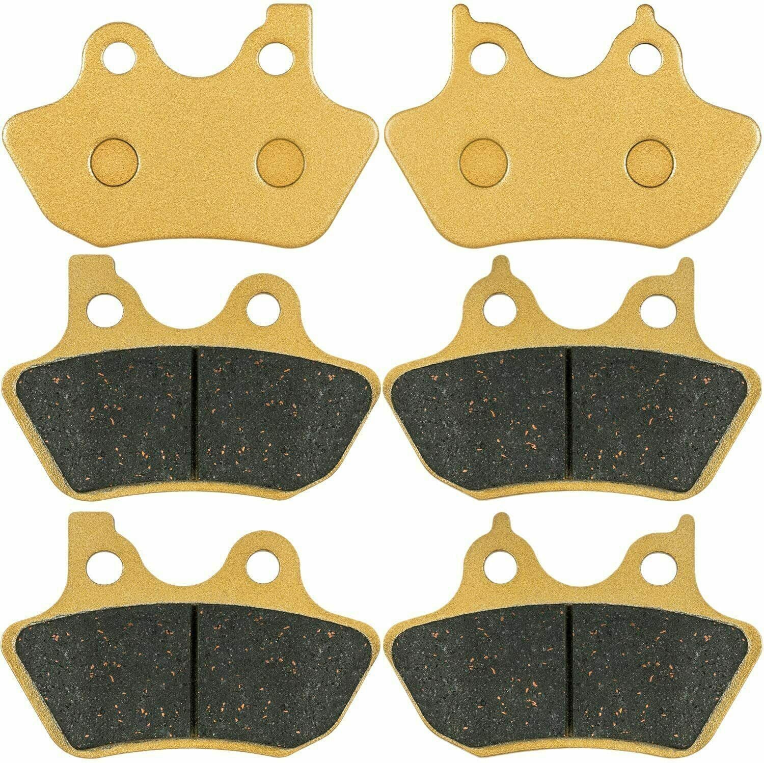 Front Rear Brake Pads Kit for 2000-2007 Harley Davidson Full Set