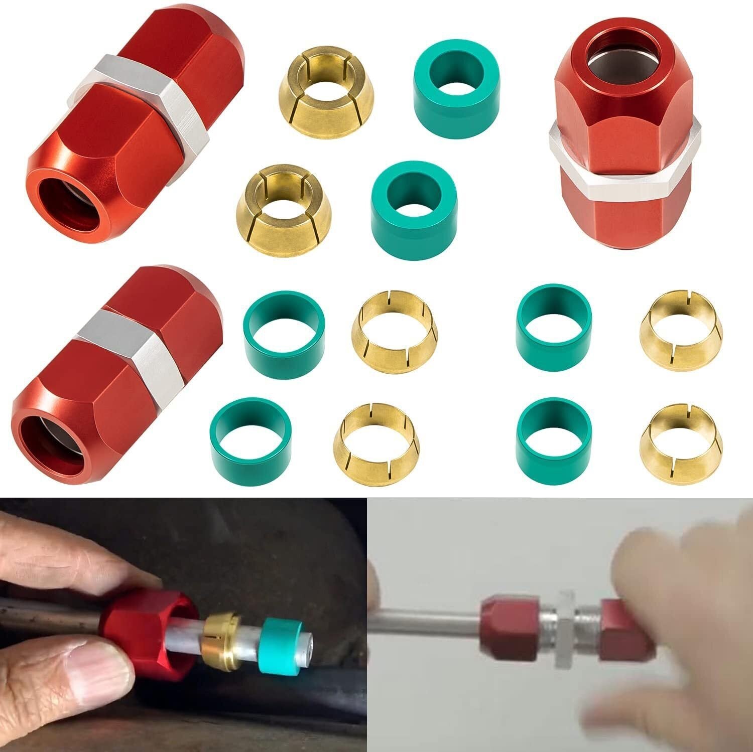 800-640 800-641 800-642 Aluminum Line Splice AC Repair Kit 5/8'', 3/8'',1/2''