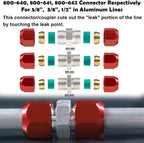 800-640 800-641 800-642 Aluminum Line Splice AC Repair Kit 5/8'', 3/8'',1/2''