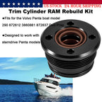 1Pcs Trim Tilt Cylinder RAM End Cap Rebuild/Repair Kit for Volvo Penta 290 DP SP