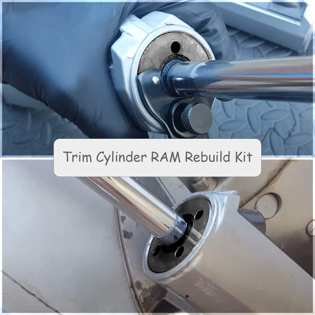 1Pcs Trim Tilt Cylinder RAM End Cap Rebuild/Repair Kit for Volvo Penta 290 DP SP