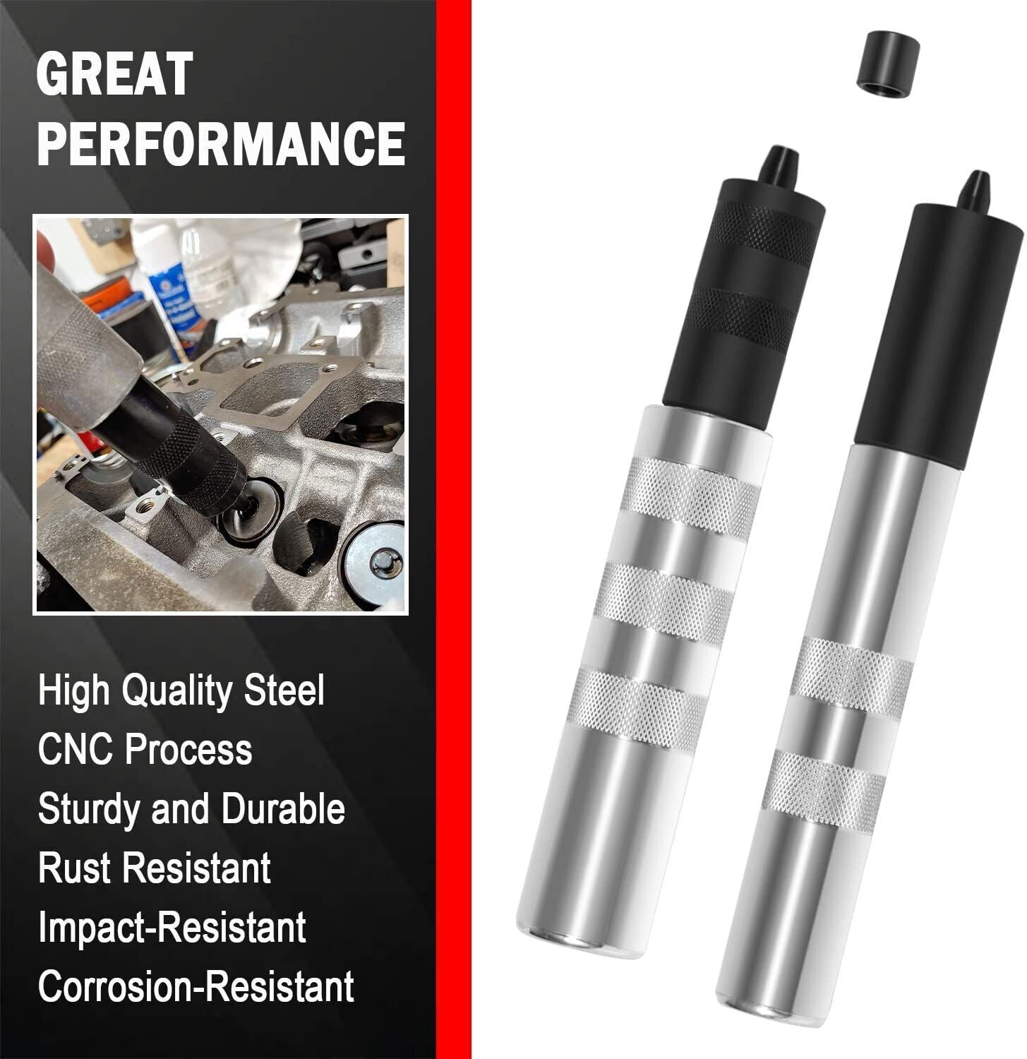 Valve Keeper Remover and Installer Kit 36050 w/ Valve Stems from 4.5 to 7.5mm