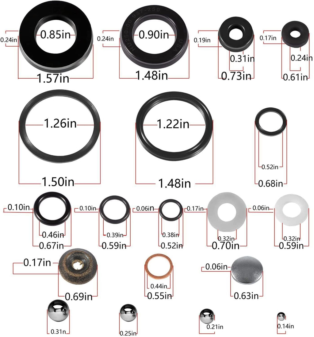 Floor Jack Seal Repair Kit for Lincoln Walker Model 93642 All Series B C E 2 Ton