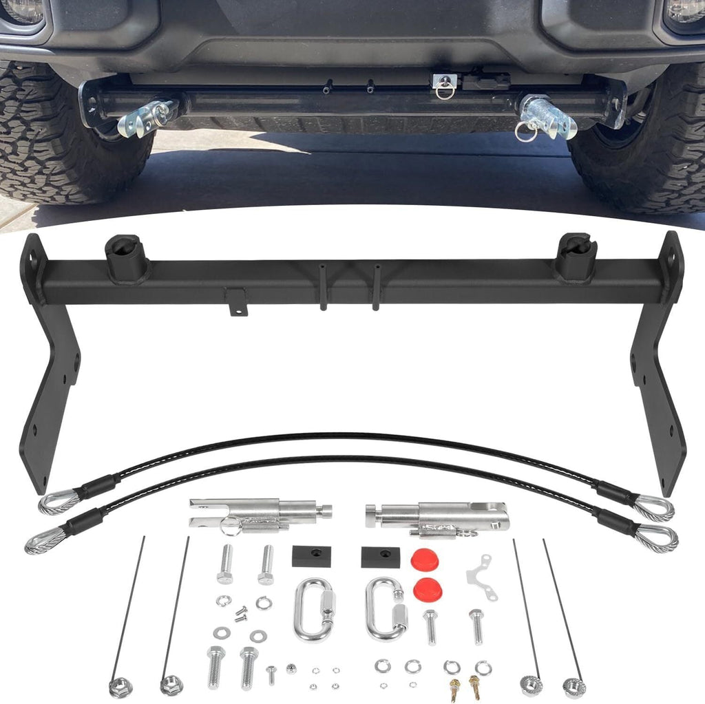 BX1139 Tow Bar Base Plate Tow Bar Bracket for Jeep Wrangler JL JLU 2018-2024