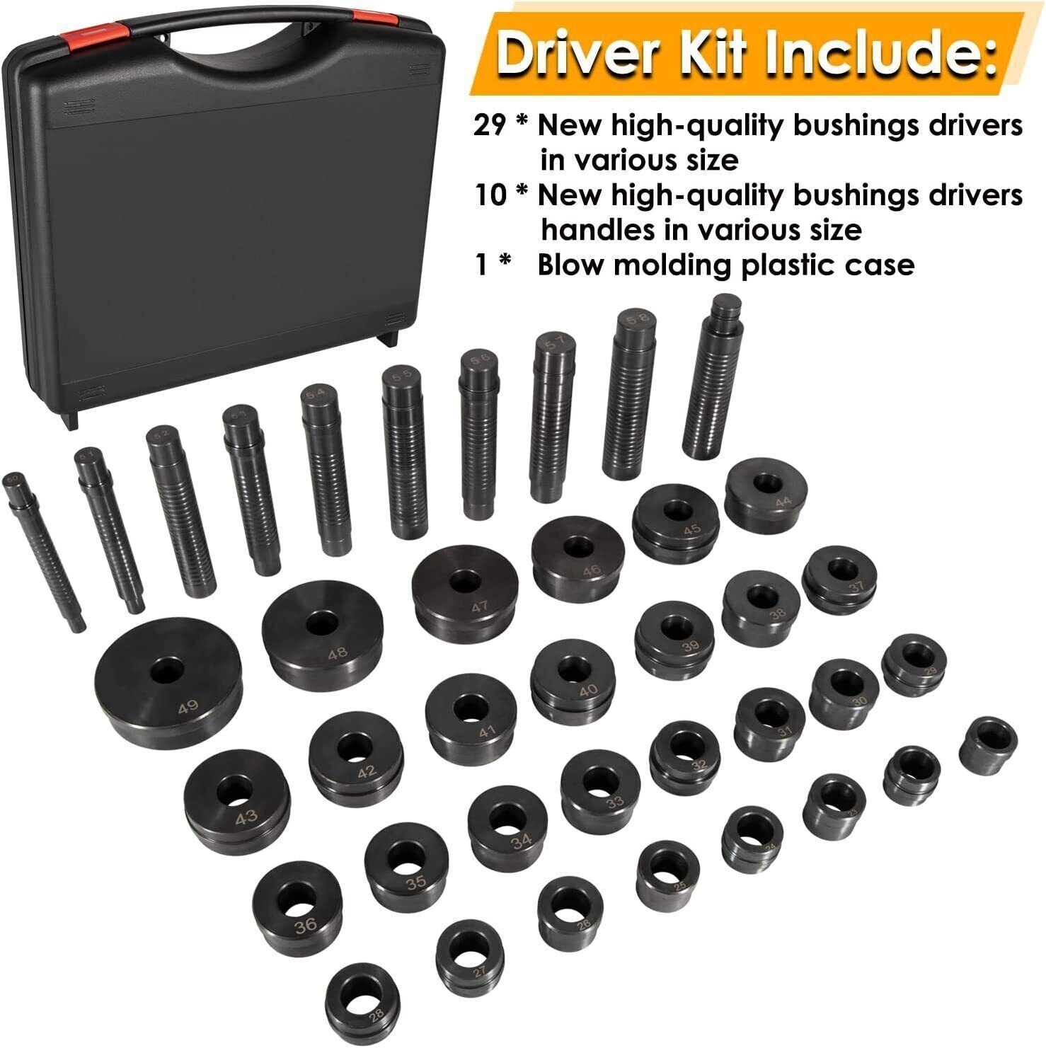 T-0220-39 Master Bushing Driver Set for Chrysler GM Ford Transmissions Bushing
