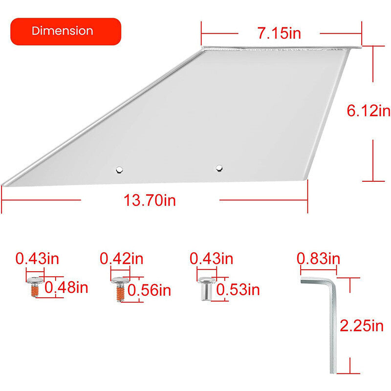 27051 Skeg Guard Protector Safe-Skeg For Mercury Mercruiser Bravo 1, 3 1990-2023