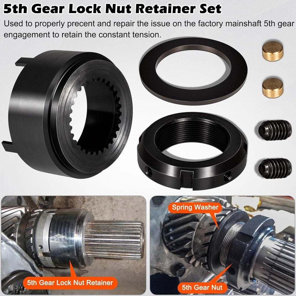 5th Gear Lock Nut Retainer Kit for Dodge Cummins NV4500 Transmission 1994-2004