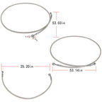 Steel Braided Front & Rear Brake Lines For 1987-2006 Yamaha Banshee 350 YFZ350