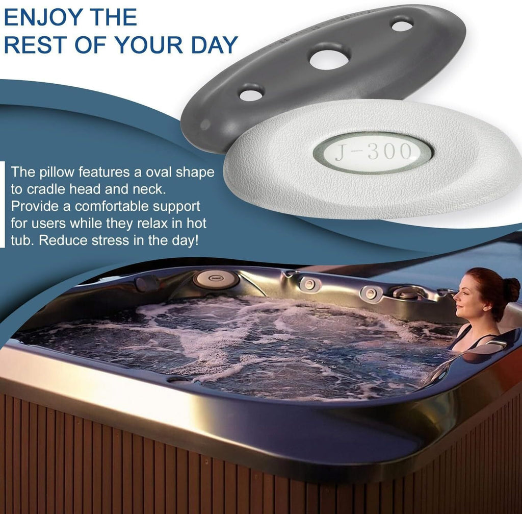 2472-824 Spa Oval Pillow Insert + Back Mount for 2004–2018 Jacuzzi J-300 Series