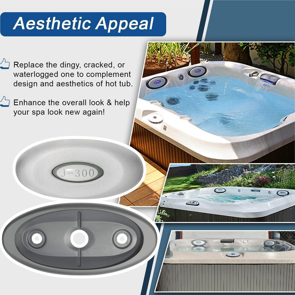 2472-824 Spa Oval Pillow Insert + Back Mount for 2004–2018 Jacuzzi J-300 Series