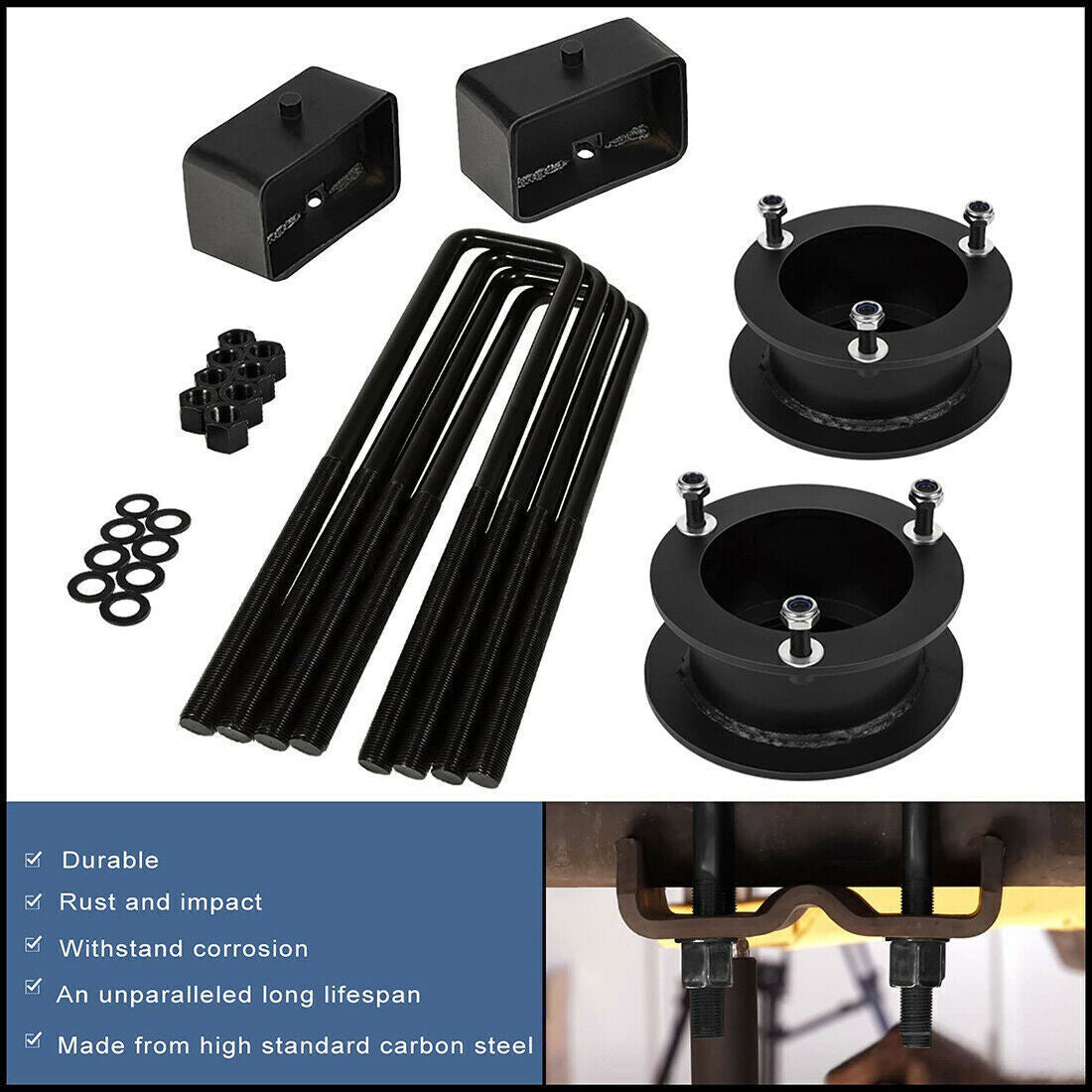 3" Front + 3" Rear Full Lift Kit for 1994-2001 Dodge Ram 1500 4WD 2WD Suspension