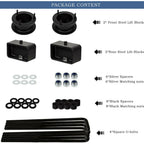 3" Front + 3" Rear Full Lift Kit for 1994-2001 Dodge Ram 1500 4WD 2WD Suspension
