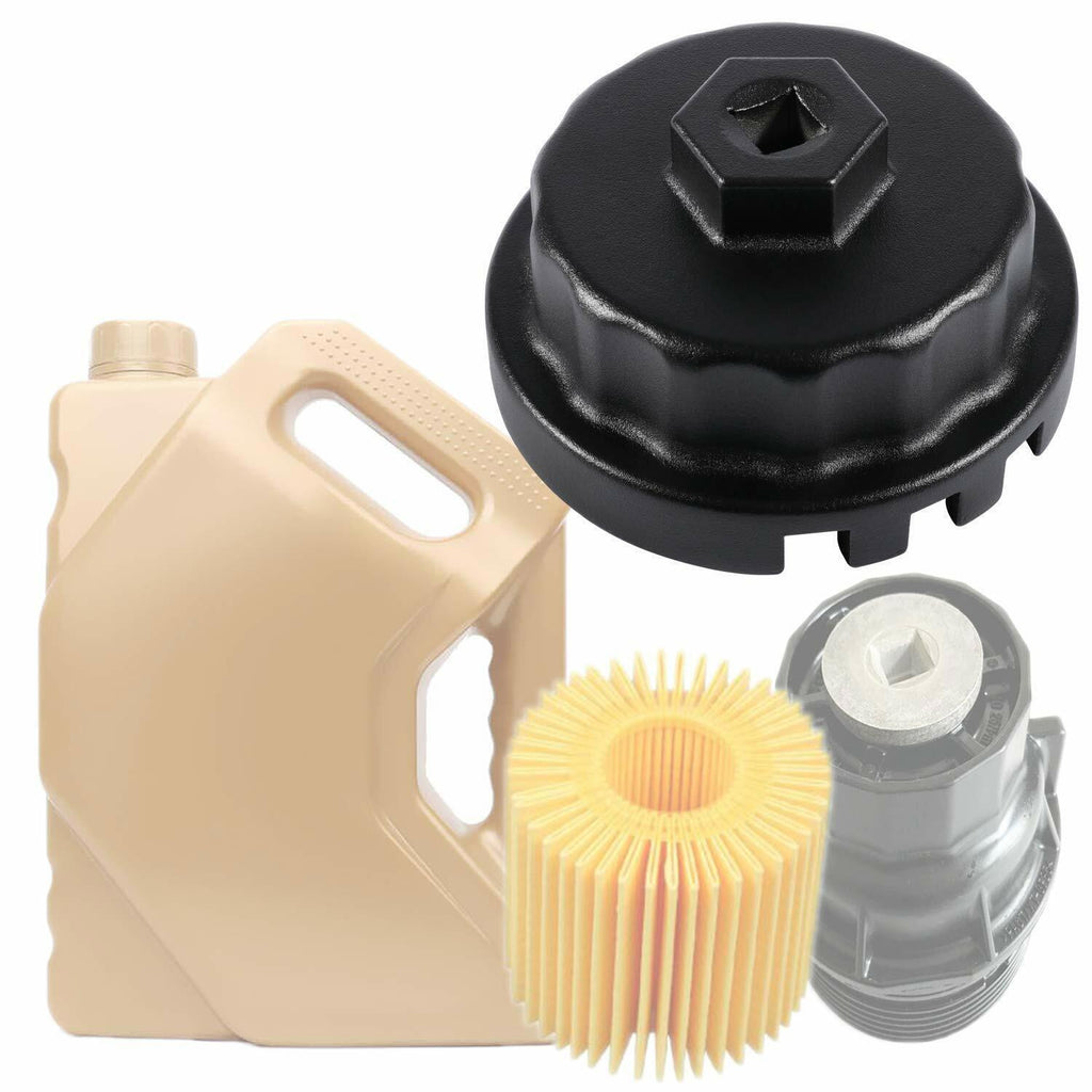 Black Oil Filter Cap Wrench For Toyota Camry RAV4 Highlander Tacoma Tundra Lexus