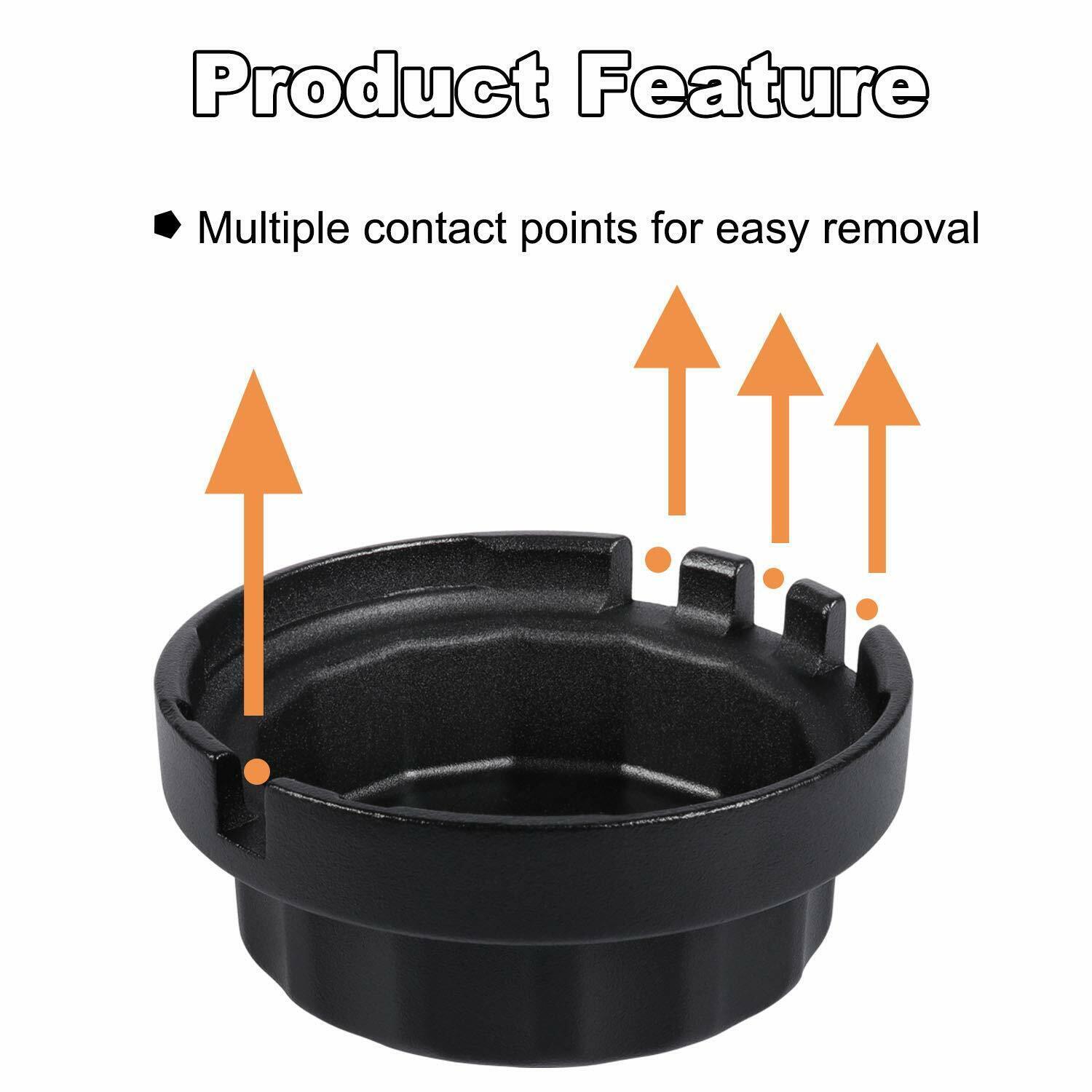 Black Oil Filter Cap Wrench For Toyota Camry RAV4 Highlander Tacoma Tundra Lexus