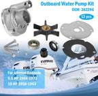 382296 Outboard Water Pump Impeller Rebuild Kit for Evinrude Johnson 9.5hp 10hp