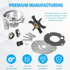 382296 Outboard Water Pump Impeller Rebuild Kit for Evinrude Johnson 9.5hp 10hp