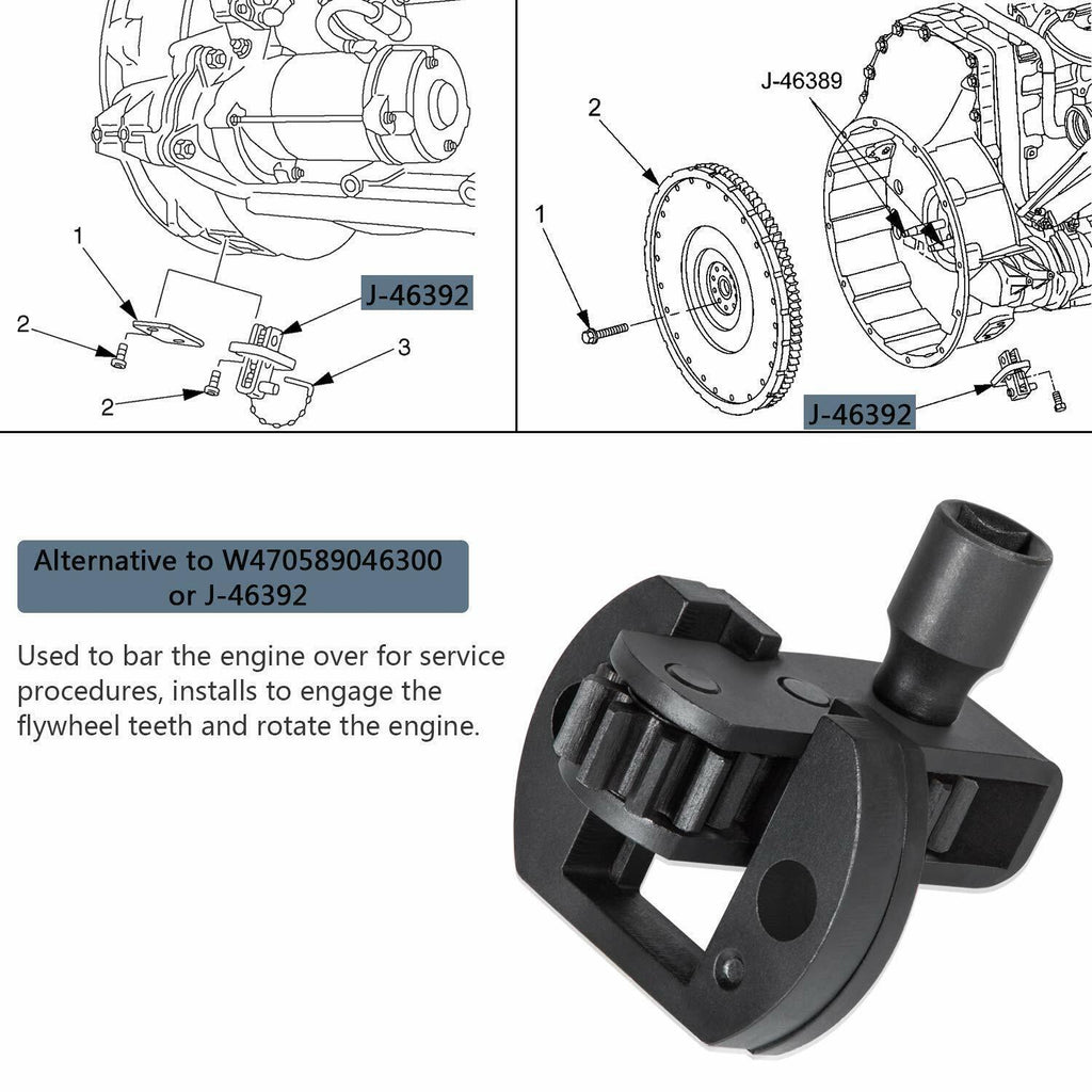 For Detroit Diesel DD13 DD15 DD16 Engine Turning Barring Tool W904589046300