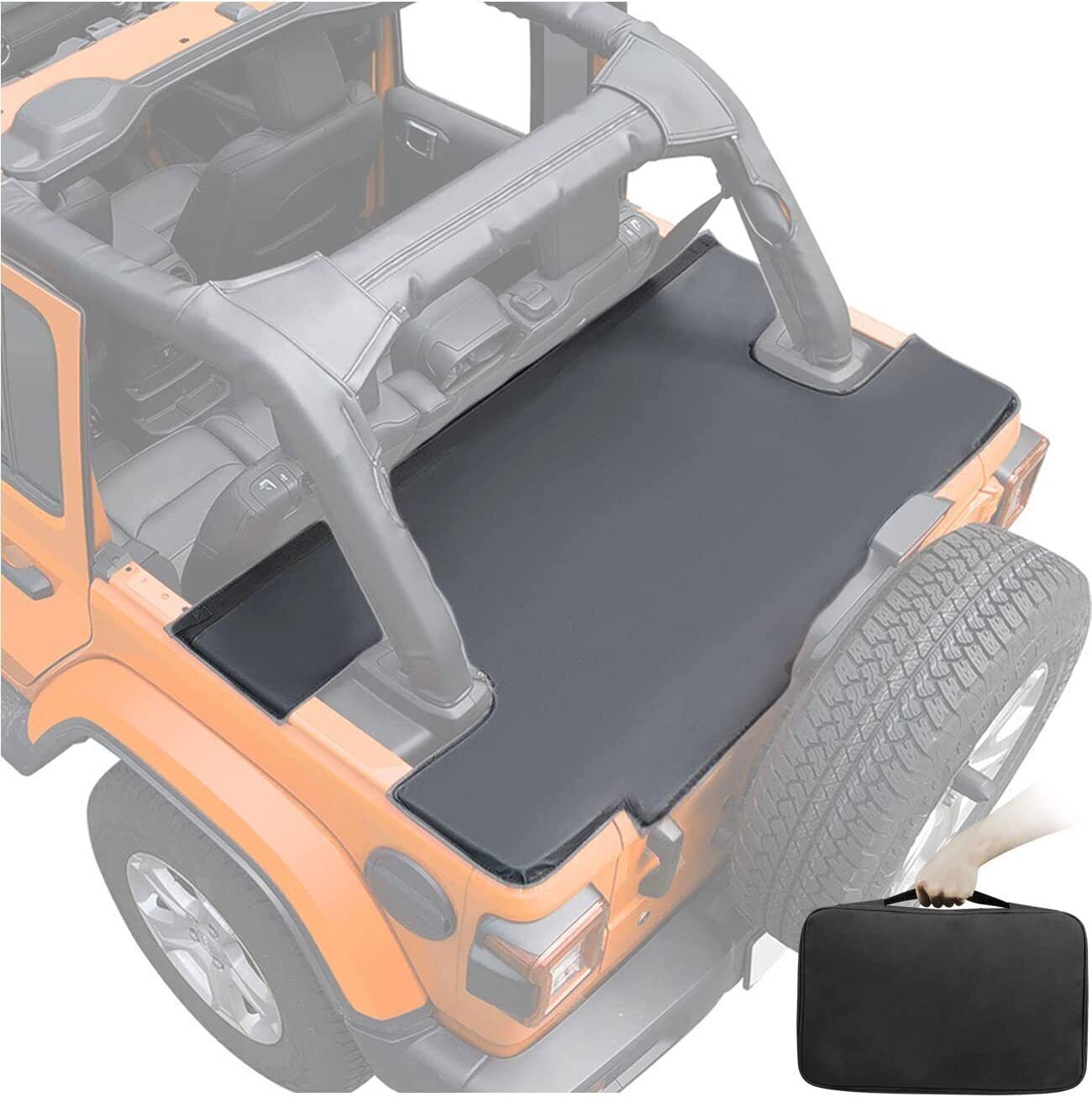 Cargo Cover Tonneau Cover Shield for 2007-2018 Jeep Wrangler JK Unlimited 4-Door